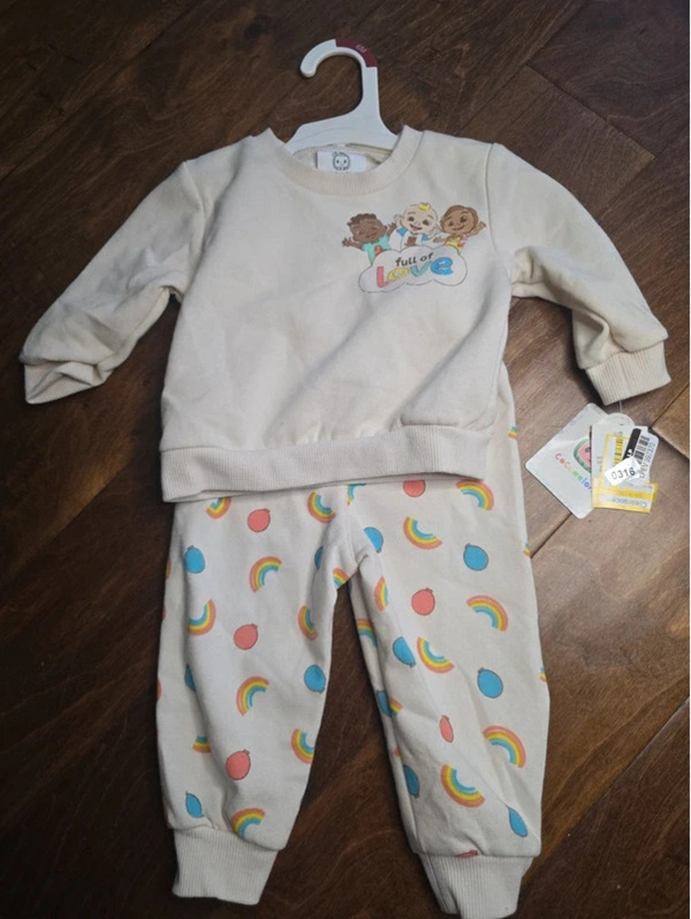 6 to 9m brand new cocoa melon, sweatsuit, item 316G4